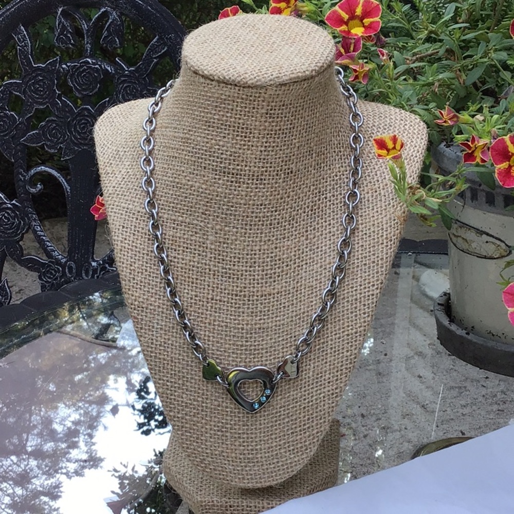 Steelx Silver Heart Necklace